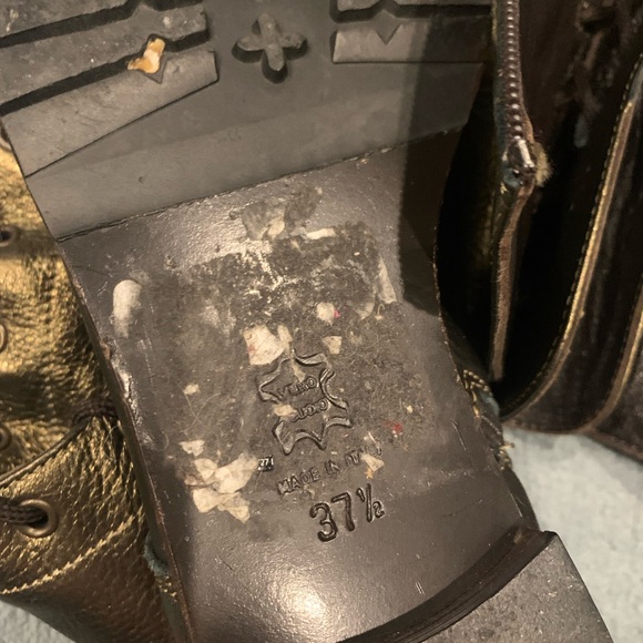 Charles Nolan knee high elegant boots size European 37 1/2, US FITS 7-7 1/2 - Picture 4 of 6